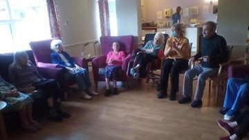 Stockport Residents take part in keep fit session